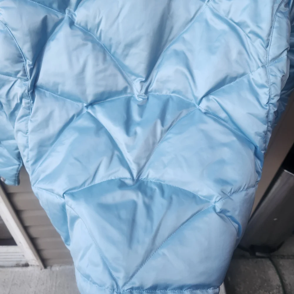 The North Face Womens Light Blue Puffer Jacket Size Medium - Picture 9 of 12